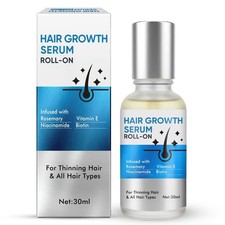 Hair Growth Serum Roll On, Blend with 3 Rosemary, 3 Redensyl, 2 AnaGain, B...