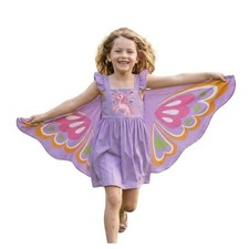 Kid Girls Wings Dress - Toddler Cotton Sleeveless 4T Charm - Unicorn,purple