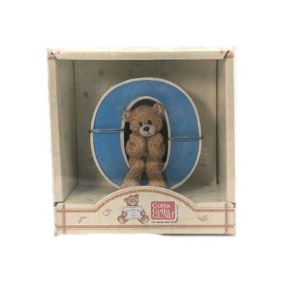 Gotta Getta Gund Thinking of You Number 0 Bear  Figurine NEW in BOX