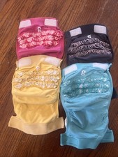 Gdiaper Cloth Diaper Covers With Nylon Snap Size M Set Of 4 Assorted Color