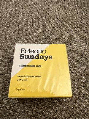 Eclectic Sundays 24K Gold Hydrating Gel Eye Mask - 60 pcs - Exp.3/29/2026