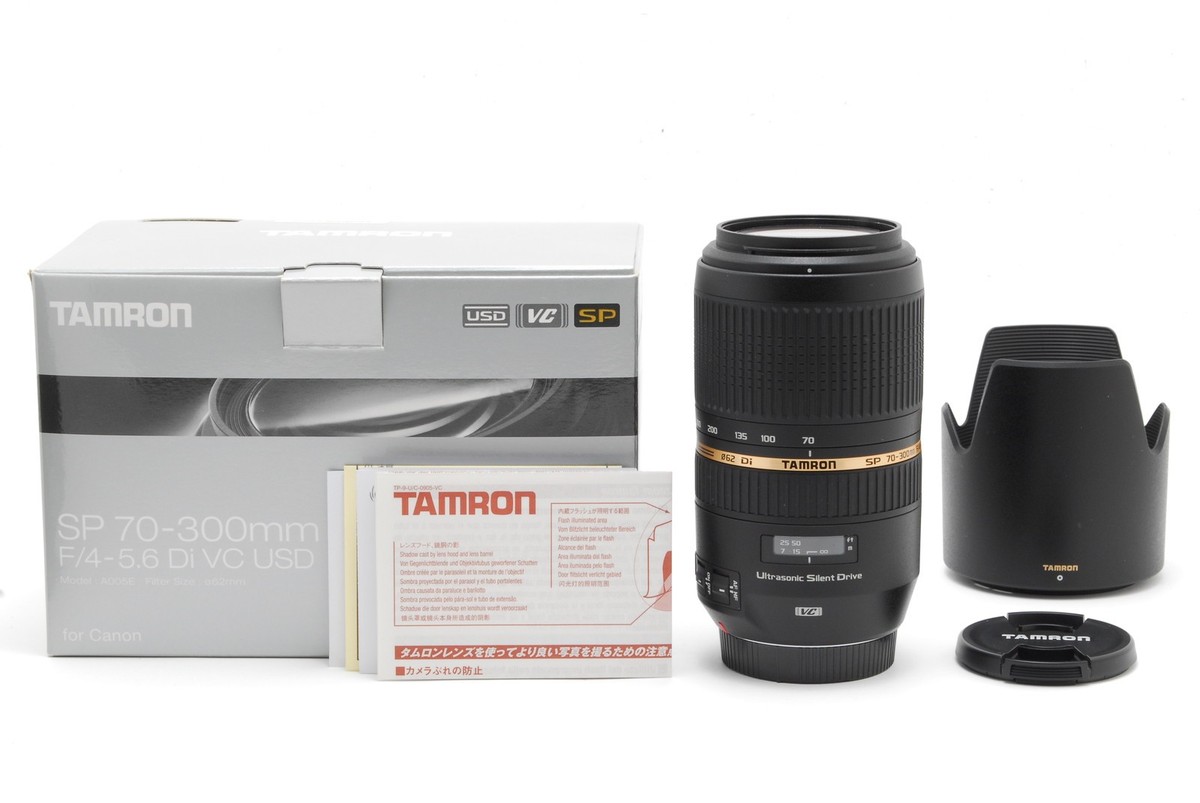 レンズ(ズーム) TAMRON SP 70-300mm 4-5.6 Di VC USD Canon Amazon.com : TAMRON SP 70-300mm F/4-5.6 Di VC USD (Model A030