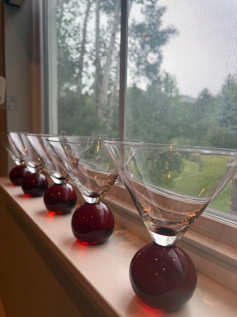 Vintage Martini Glasses In 40s, 50s, & 60s Glassware (Unknown