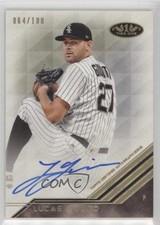 2018 Topps Tier One Break Out 64/100 Lucas Giolito #BA-LG Auto 8k4