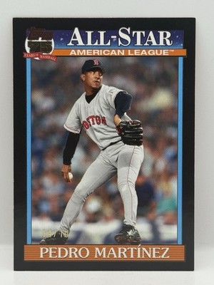 2026 Topps - 1991 Pedro Martinez - BLACK #91AS-8 Numbered /10 - Red Sox!