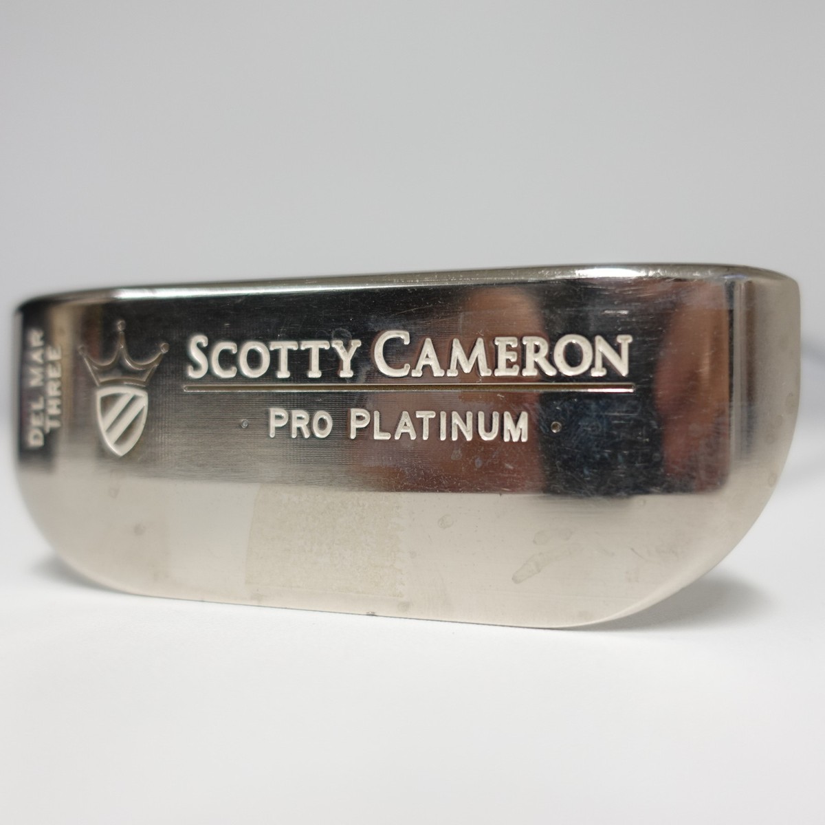 SCOTTY CAMERON PRO PLATINUM DEL MAR THREE 32in Putter RH No H/C | eBay