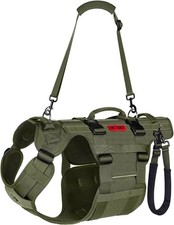 OneTigris Invictus Dog Lift Harness Hip Support Brace Full Body Handle Green Med
