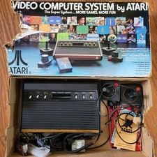 Atari CX-2600 Video Computer System VCS-System, 2 Controllers, Power Supply READ