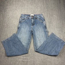GAP Kids Boy s Size 14 Carpenter Jeans Vintage Y2K Light Washed Denim Wide Leg