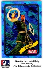2025 Topps Chrome Sapphire Edition Marvel #86 Wong Doctor Strange
