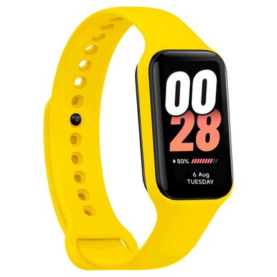 Ersatzarmband mit Xiaomi Smart Band 8 Active/Redmi Smart Band 2, Gelb, sport