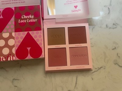 Benefit Cheek Buds Mini Blush Bronzer & Highlighter Palette Limited Edition NIB