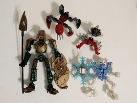 LEGO Bionicle Toa Hagah Toa Iruini 8762 Metrus 8976 and others Lot 4 Figures