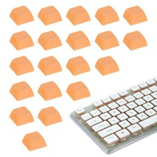 20Pcs XDA Profile Keycap Set PBT Mechanical Numeric Keypads, Orange