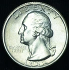 1932 25C Washington Quarter BU Beauty ~ 26367
