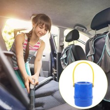 Reusable Car Umbrella Holder Blue Plastic Bucket Car Seat Headrest Organizer