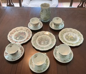 Brambly Hedge プレート 4枚セット Brambly hedge four season plates