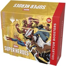 Magic: The Gathering Marvel Super Heroes Caja Coleccionista Sellada de Fábrica Magic The Gathering