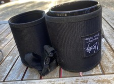 Portabrochas Nanshy Maquillador Profesional con Tapa Nylon Negro con Taza “Labios”
