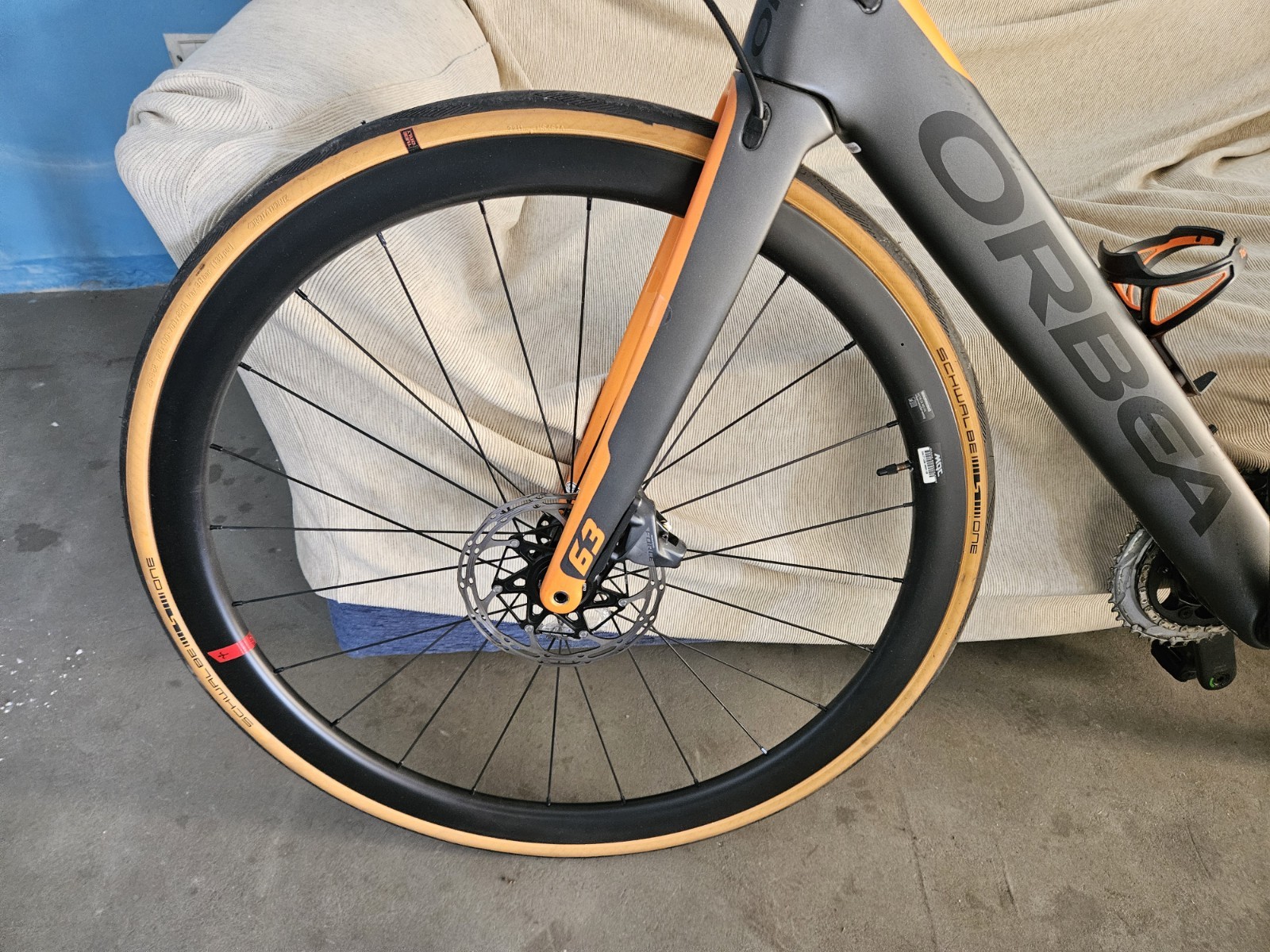Ruote Bici corsa Wilier NDR 38 K Full carbon E copertoni Schwalbe one