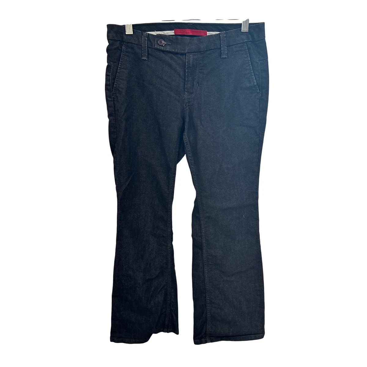 Pantalon Crop Banana Republic – Taille 4P (petites) – Bleu Marine – Polyester – Neuf Avec étiquette
