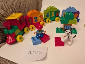 Lego Duplo 10558 Number Train & 10553 Toddler Build & Play Cubes 100% - retired