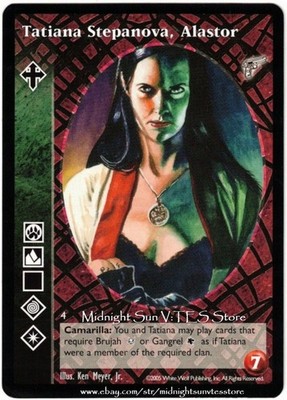 Tatiana Stepanova, Alastor Ravnos Kindred Most Wanted V:TES VTES Vampire CCG