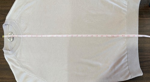 $950 Hermès Sweater Polyamide Wool Cashmere M-L Slim Sleeve Women Authentic - Picture 10 of 11