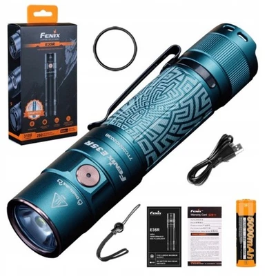 Fenix E35R Graffiti Limited Edition Funzione di Ricarica USB-C 3100 Lumen LED Pocketlam