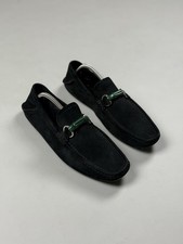 Gucci Bamboo Horsebit Men’s Suede Classic Formal Loafers Shoes Size 8.5 G / 42.5
