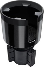 Expandable Car Cup Holder with Adjustable Base for Large Bottles, Compatible for