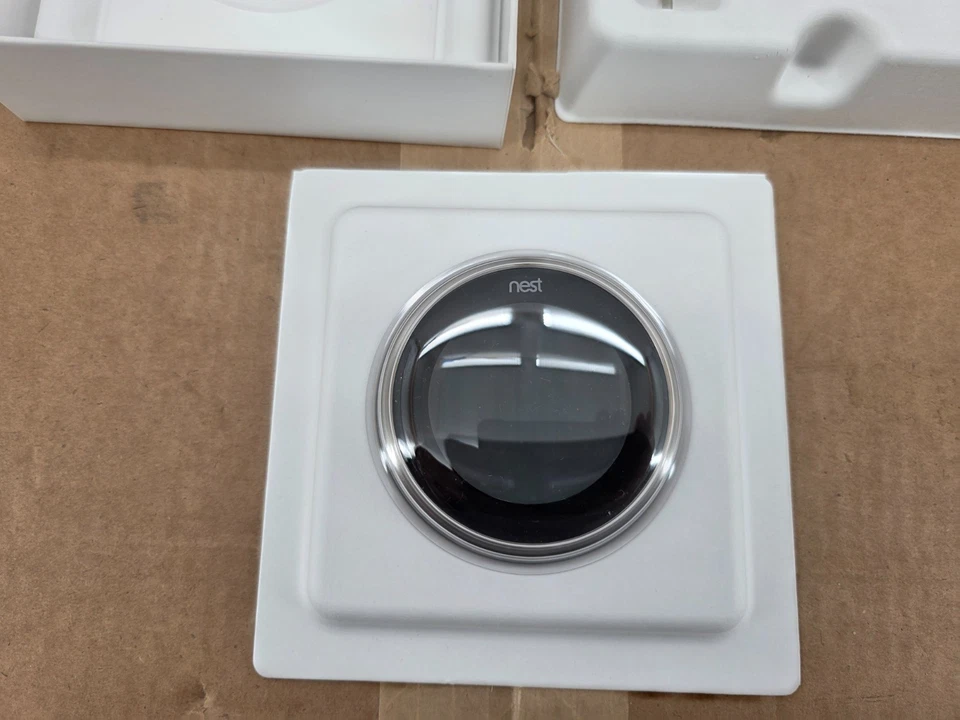 Google Nest 3rd BlackGeneration Learning Programmable Thermostat Kit T3016US A+ - Image 2 of 4