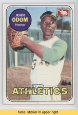 1969 Topps Blue Moon Odom #195 READ 1b8