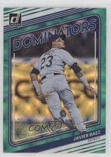 2022 Panini Donruss Dominators Green 22/25 Javier Baez #D-3 7ba