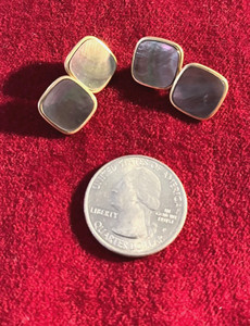 Vintage Hadley Abalone Cufflinks