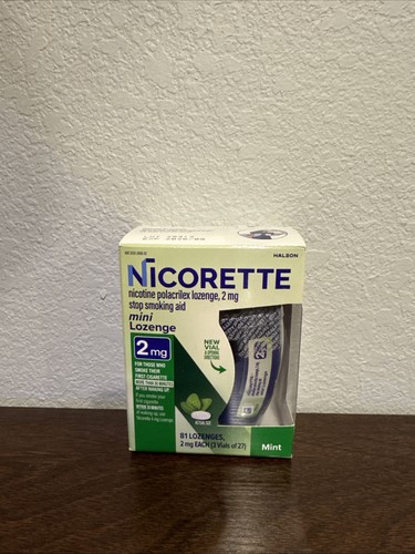 Nicorette Mini 81 Lozenges Mint 2mg