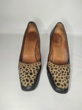 Rosina Ferragamo Schiavone 1960s Baltimore Leopard Shoes, size 7.5