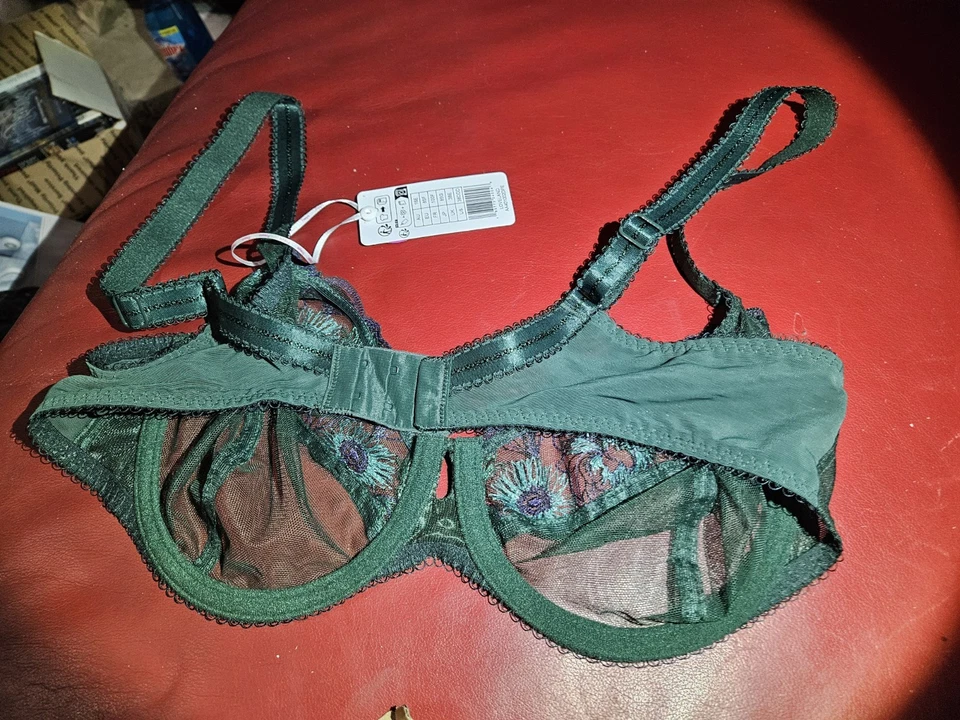 Sujetador Freya Deep Emerald con aros TALLA 38DDD Foto 3 de 4