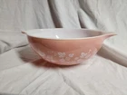 Vintage Pyrex Pink Gooseberry 4 qt Mixing Bowl 444 Made In USA
