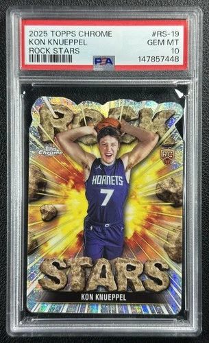 2025 Topps Chrome Kon Knueppel Base (PSA 10)