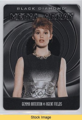 2025 James Bond Black Diamond Metal Array Gemma Arterton Agent Fields READ 6o2