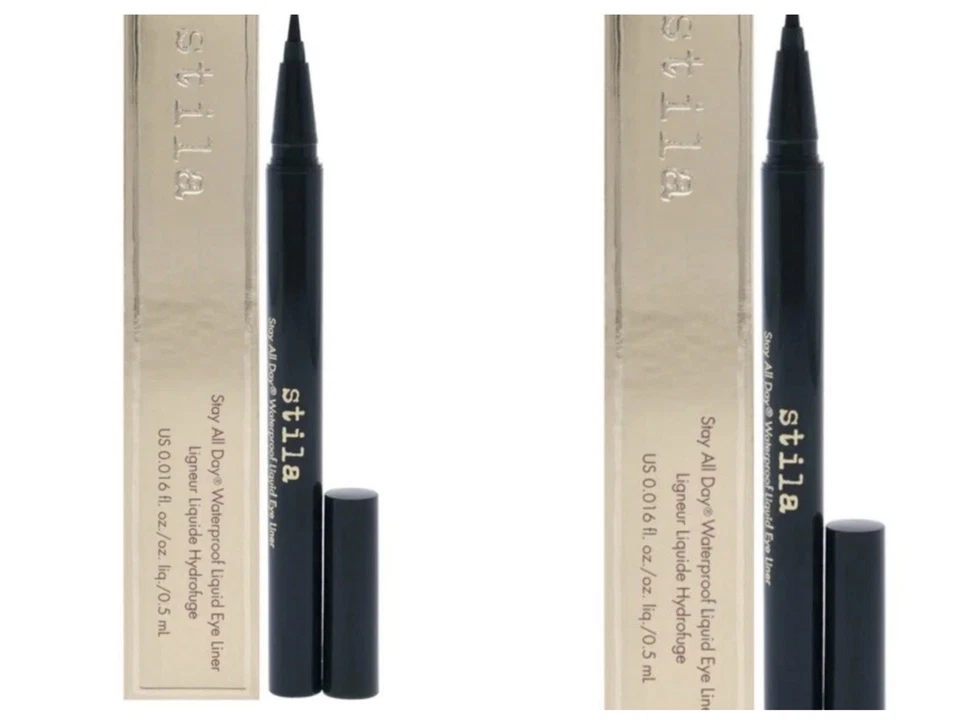 Stila Stay All Day Waterproof Liquid EyeLiner .016 fl oz Intense Jade NIB - Image 4 of 4