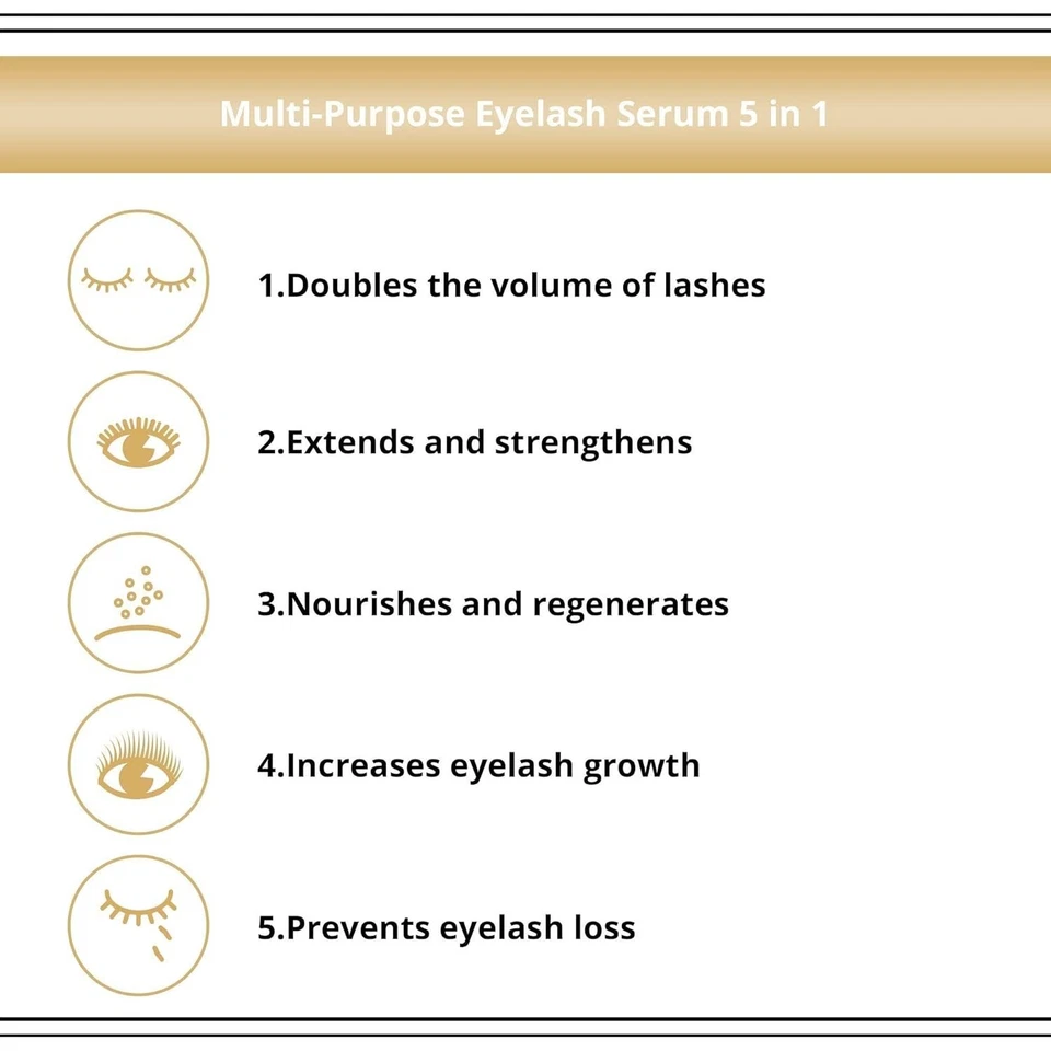 Eveline Cosmetics SOS Lash Booster Wimpernserum - 10ml - Bild 4 von 4