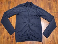 Fabletics Track Jacket Womens Black Full Zip Mock Neck Stretch Medium