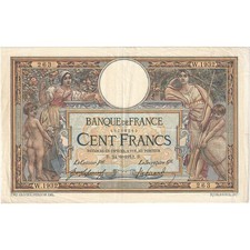 [#334551] France, 100 Francs, Luc Olivier Merson, 1913, W.1932, AU, Fayette:23.0