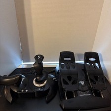 Thrustmaster T.Flight Hotas One Joystick TFRP Rudder Pedals Bundle - Xbox/PC