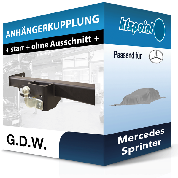 für Mercedes Sprinter 05.2006-05.2018 G.D.W. AnhäNgerkupplung Starr Inkl. EBA-image