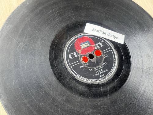BIMBI SU y su TRIO ORIENTAL Cuatro hijas / El diablito 78 RPM 10" Merengue Hear! - Picture 2 of 6