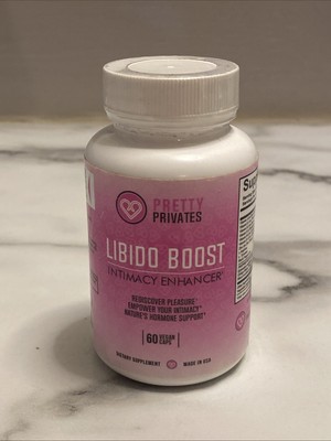 Pretty Privates Libido Boost Intimacy Enhancer 60 Capsules Exp 03/2027