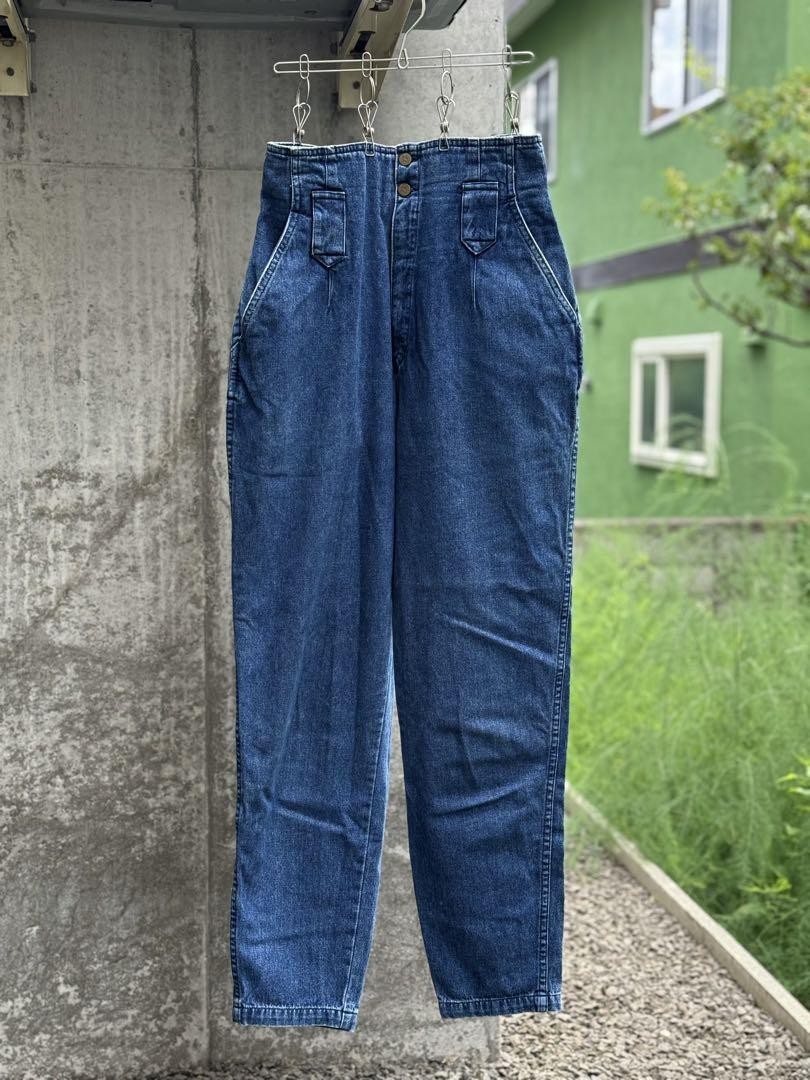 80s ビンテージ I.S. イッセイミヤケスポーツ デニムパンツ ツモリチサト USED 80S VINTAGE I.S. ISSEY MIYAKE SPORT DENIM PANTS BY